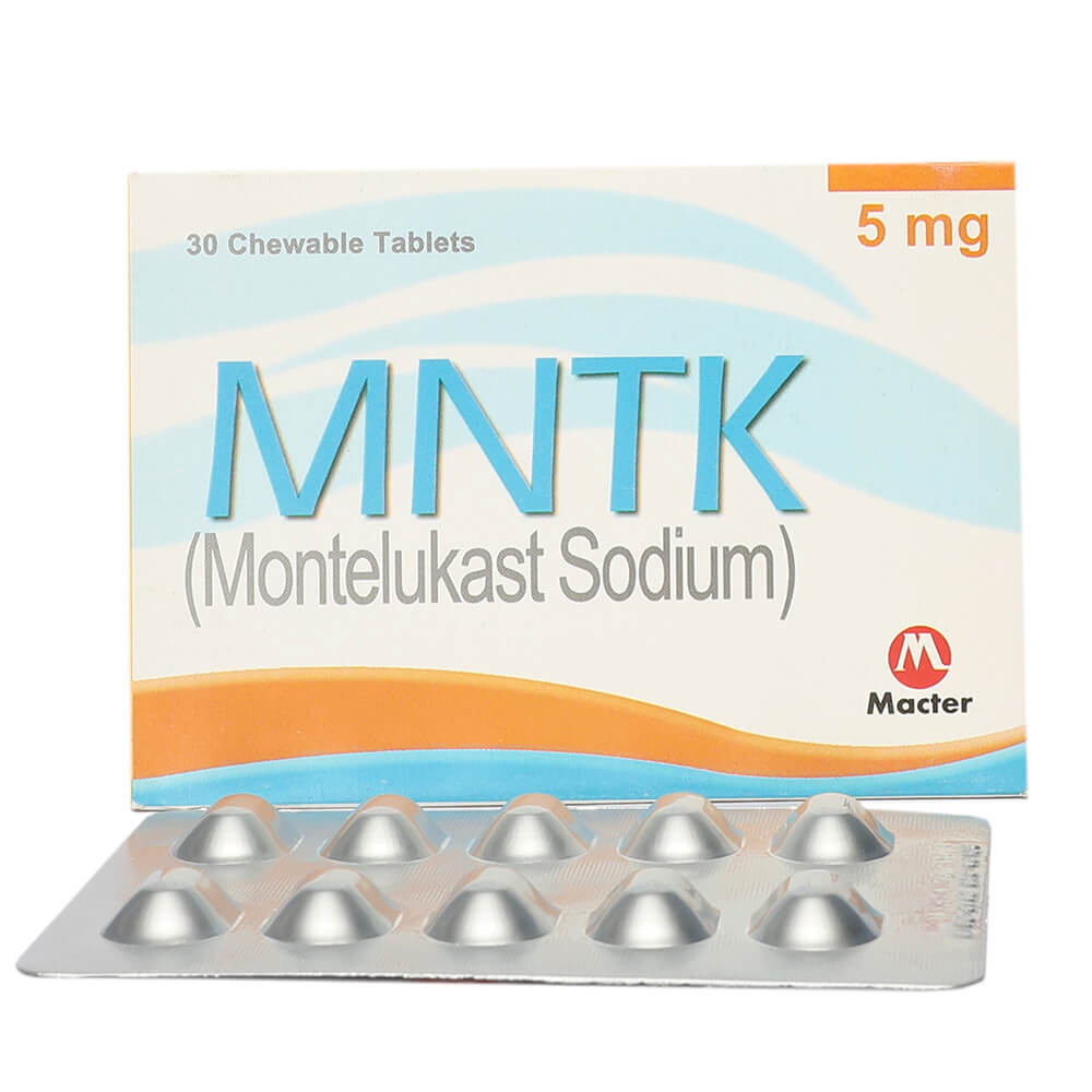 MNTK 5mg chewable tablet