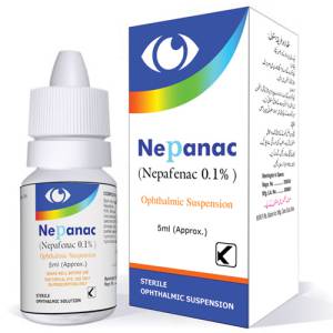 Nepanac 0.1% Eye Drops  drops
