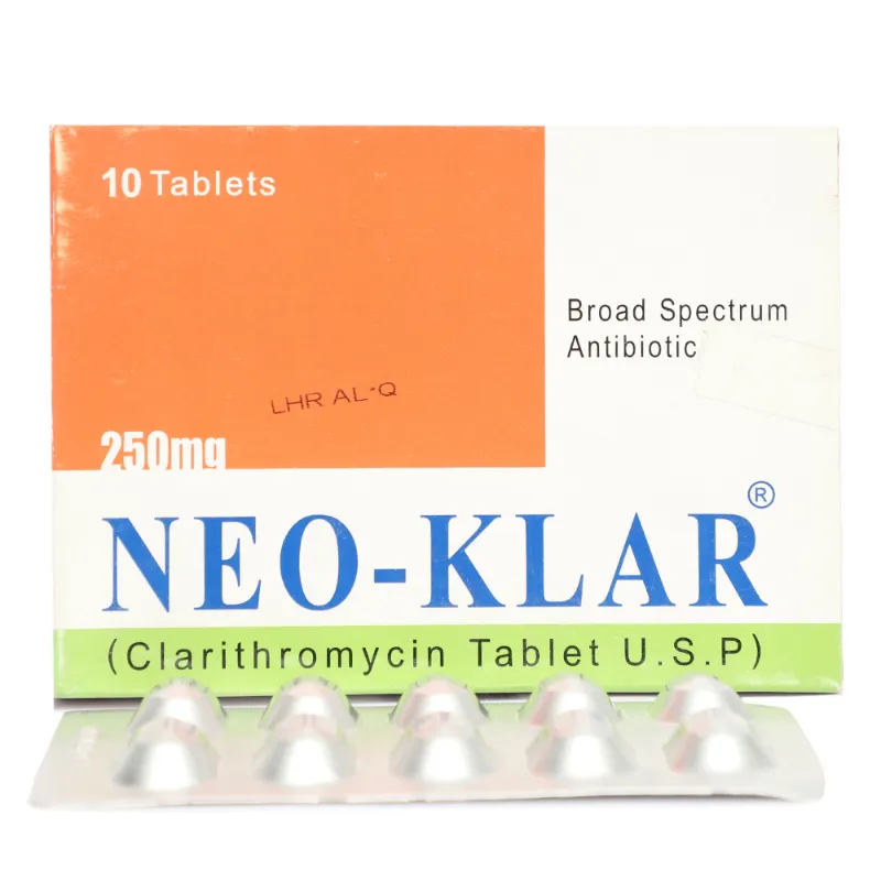 Neo-Klar 250mg tablet