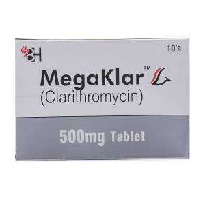 Megaklar 500mg tablet