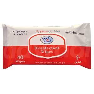 Cool & Cool Disinfectant Wipes  wipes