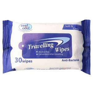 Cool & Cool Travelling Wipes  wipes
