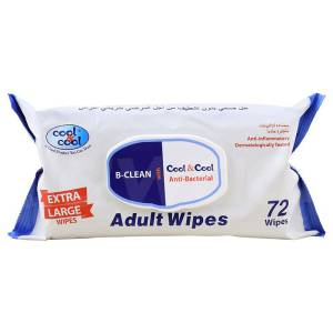 Cool & Cool B-Clean Anti Bacterial Adult Wipes  wipes