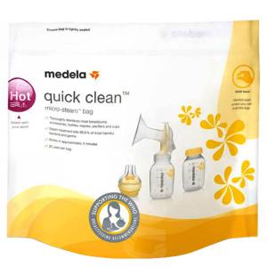 Medela Quick Clean Sanitizing Microwave Bag 5 Pcs. Pack  Pcs
