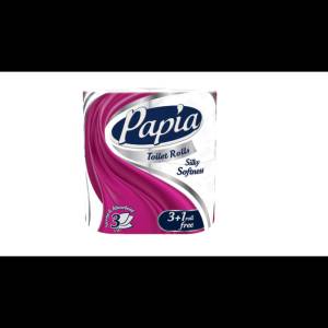 Papia 3 ply (3+1) toilet paper 