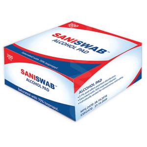 Sani swab alcohol pad  Pcs