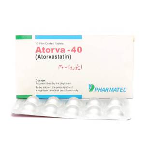 Atorva 40mg tablet